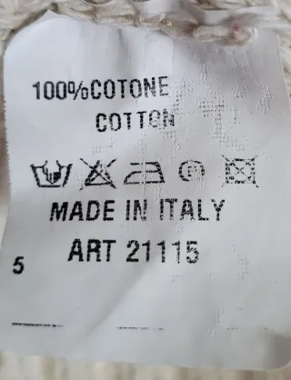 Chaqueta punto bicolor beige y negra