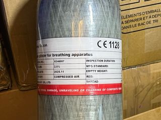 Tanque para Aire Comprimido en Fibra Carbono PCP