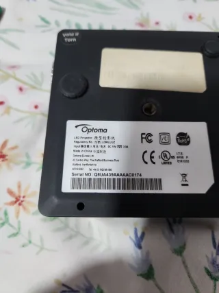 Proyector LED Mini Optoma Negro