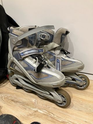 Patines Rossignol 41 y Rollerblade 40