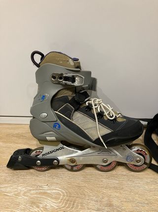 Patines Rossignol 41 y Rollerblade 40