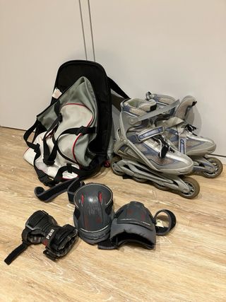 Patines Rossignol 41 y Rollerblade 40