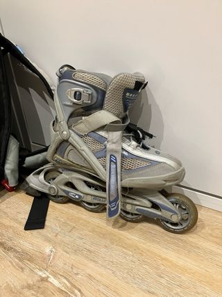 Patines Rossignol 41 y Rollerblade 40