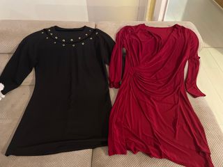 Lote di vestiti nero taglia L e marrone taglia XL