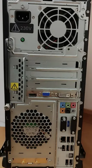 Ordenador HP Negro + Impresora Epson