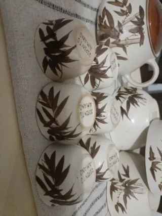 Set Tazzine e Teiera Ceramica