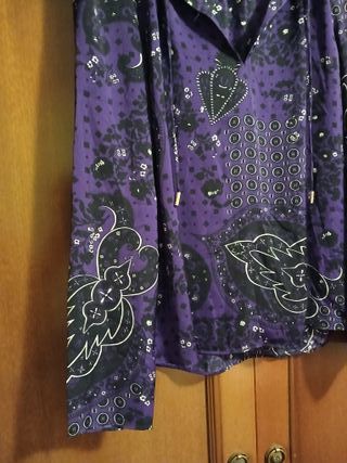 Camisa Mango Talla S Estampada