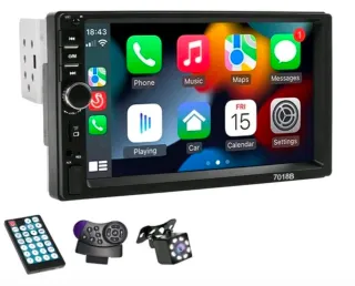 Pantalla Táctil Coche 7pulg. | CarPlay AndroidAuto