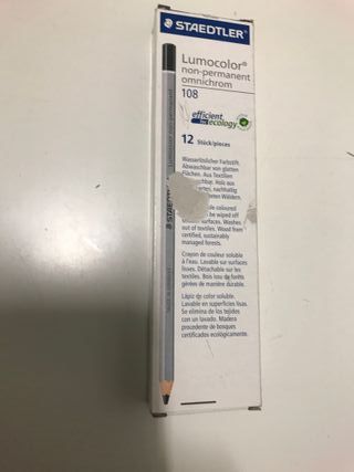 68 lapiceros (47 con Goma 12 6B, 6 3H y 3 zurdos)