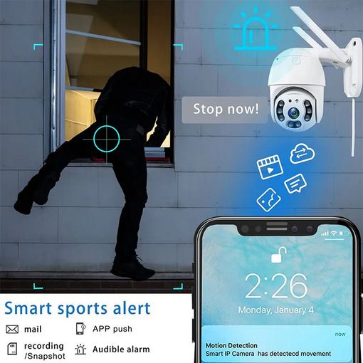 Cámara WiFi 3MP Visión Nocturna