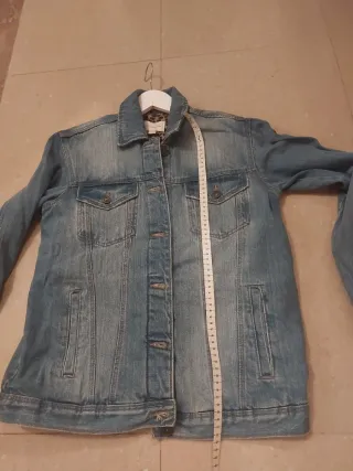 Chaqueta vaquera forro animal print