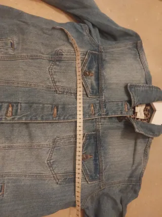 Chaqueta vaquera forro animal print