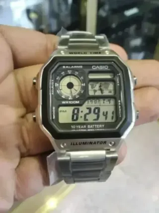 CASIO AE-1200WHD-1a/ correa metálica/oferta flash