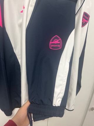 Chándal Arsenal Adidas Azul y Rosa