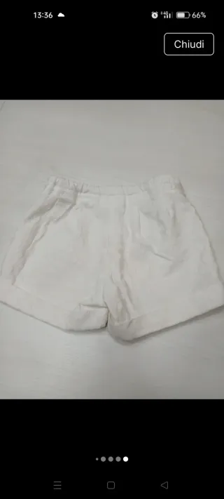 Shorts bianchi con pois.Mayoral