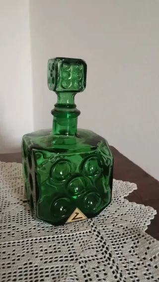 Bottiglia Dado Vetro d'Empoli Vintage