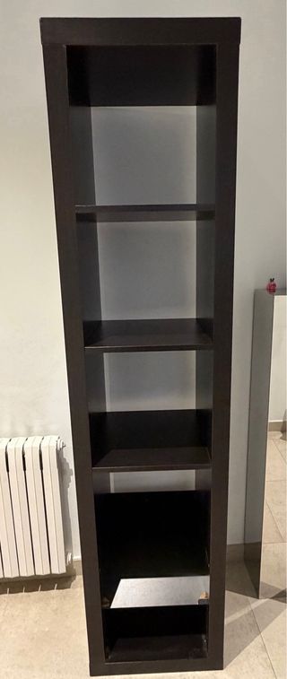 Estantería Ikea Kallax 1x5 Negra
