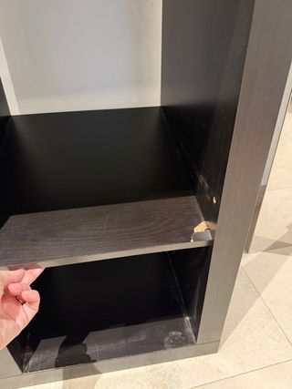 Estantería Ikea Kallax 1x5 Negra