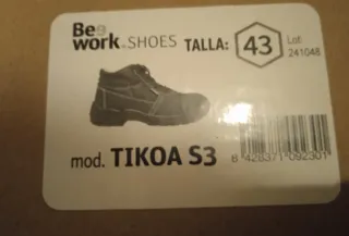 BOTAS DE SEGURIDAD BE WORK