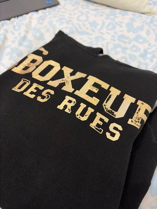 Sudadera Boxeur Des Rues Negra