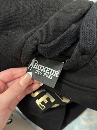 Sudadera Boxeur Des Rues Negra
