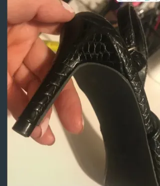 Zapatos negros tacón