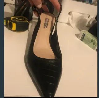 Zapatos negros tacón