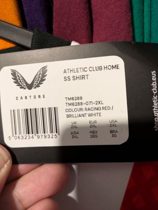 Camiseta Athletic Club 24-25 Talla 2XL