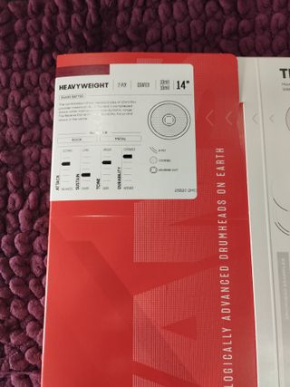 (Nuevo) Parche Caja Evans (B14HW) Batidor