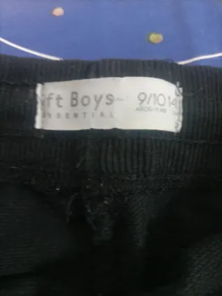 Pantalón corto niño negro
