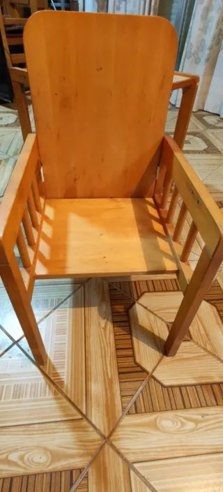 Mesa y Silla Infantil Madera