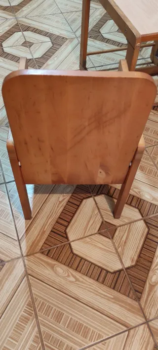 Mesa y Silla Infantil Madera
