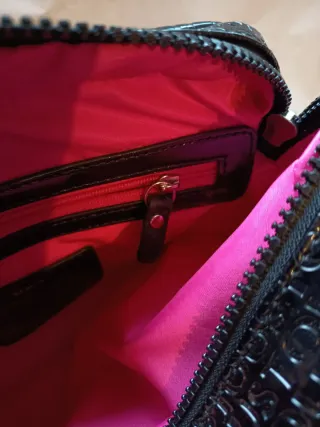 Bandolera charol Tous negra