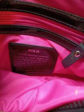 Bandolera charol Tous negra