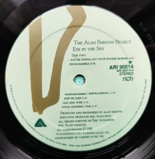 LP 1982 🇪🇺 ALAN PARSONS PROJECT - EYE IN THE SKY