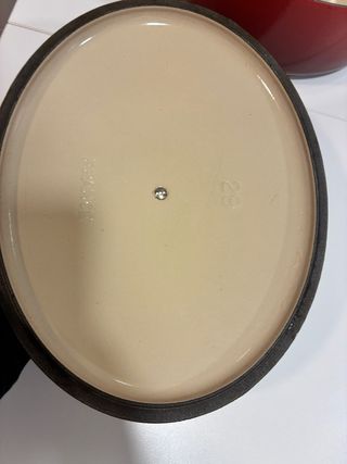 Olla Le Creuset Ovalada 29 cm Roja