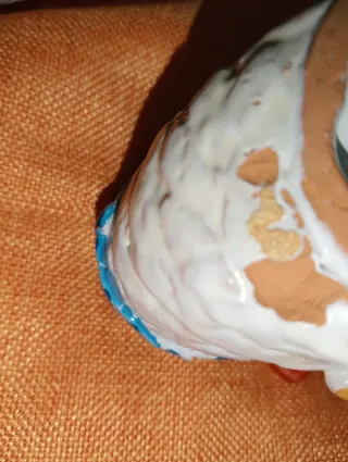 Lotto 3 cestini ceramica artistica