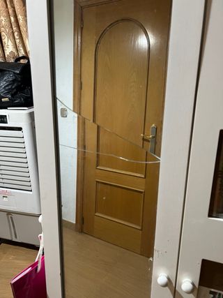 Espejo Joyero Blanco roto