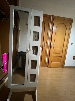 Espejo Joyero Blanco roto