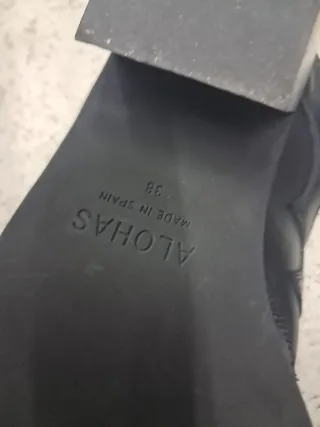 Mules ALOHAS Piel Negro Talla 38