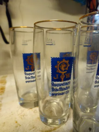 Set 6 Bicchieri Birra Agustiner