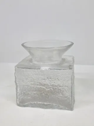 Jarrón de cristal vintage modelo FT101 "Polar".