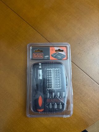 Black+Decker Juego Destornillador 40 Piezas