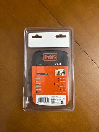 Black+Decker Juego Destornillador 40 Piezas