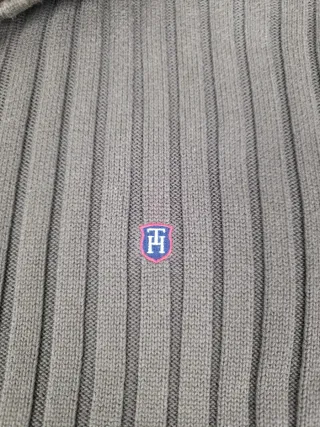 Chaqueta Tommy Hilfiger Punto Cremallera Marrón XX