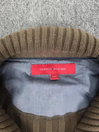 Chaqueta Tommy Hilfiger Punto Cremallera Marrón XX