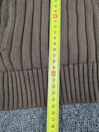 Chaqueta Tommy Hilfiger Punto Cremallera Marrón XX