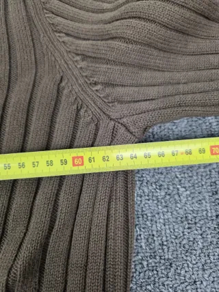 Chaqueta Tommy Hilfiger Punto Cremallera Marrón XX