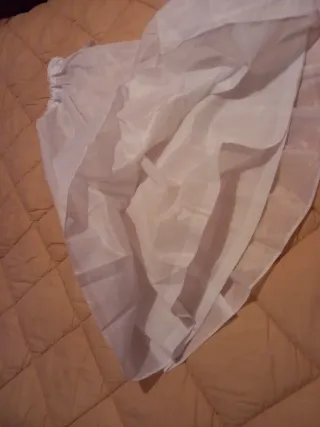 Falda bajera comunión blanca