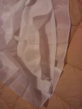 Falda bajera comunión blanca